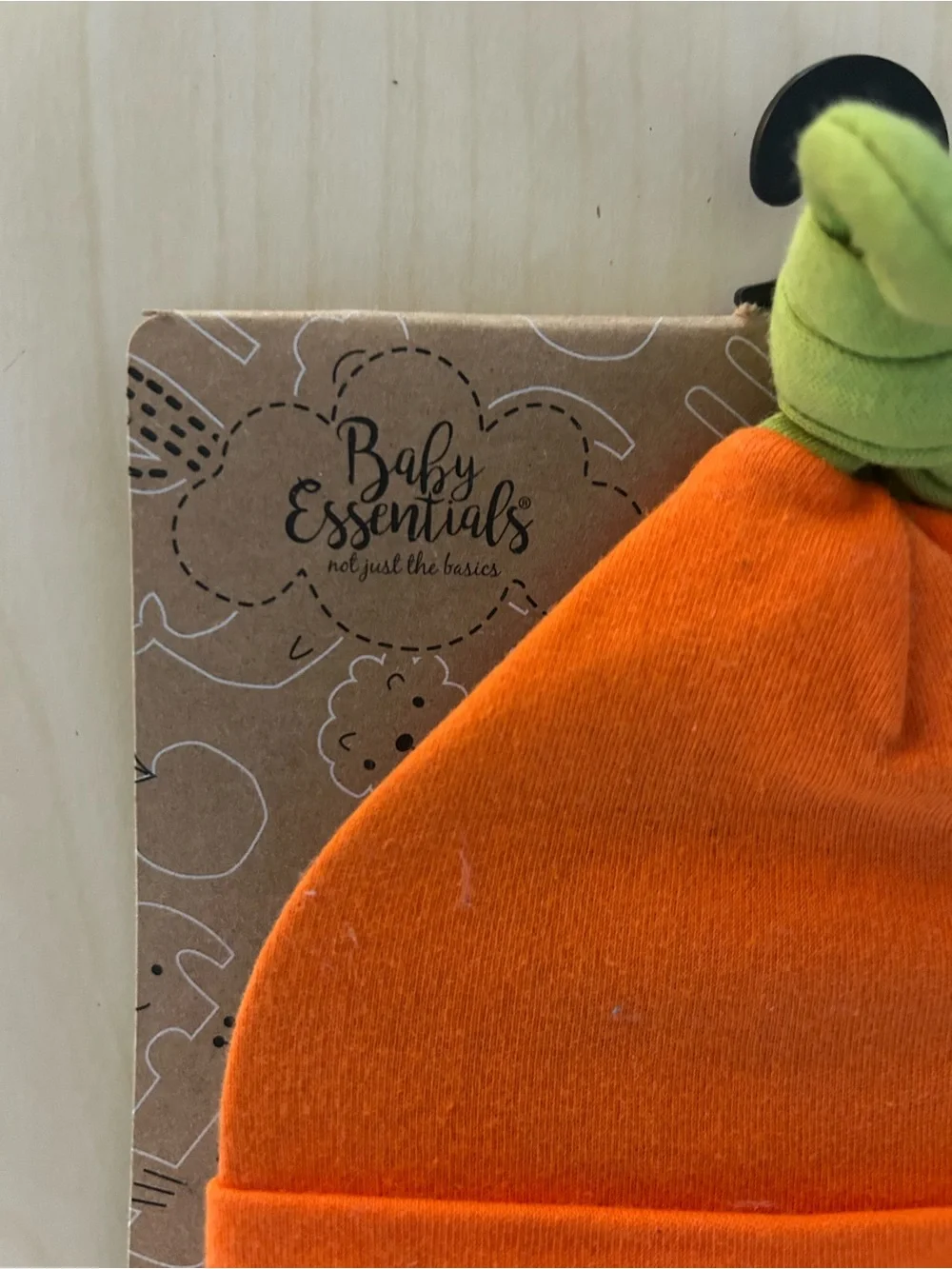NWT Baby Essentials Little Pumpkin Orange Hat & Socks Set